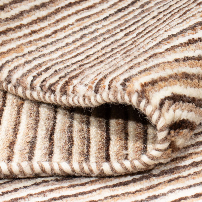 Dywan Gabbeh - perski - 243 x 172 cm - ciemnobrązowy