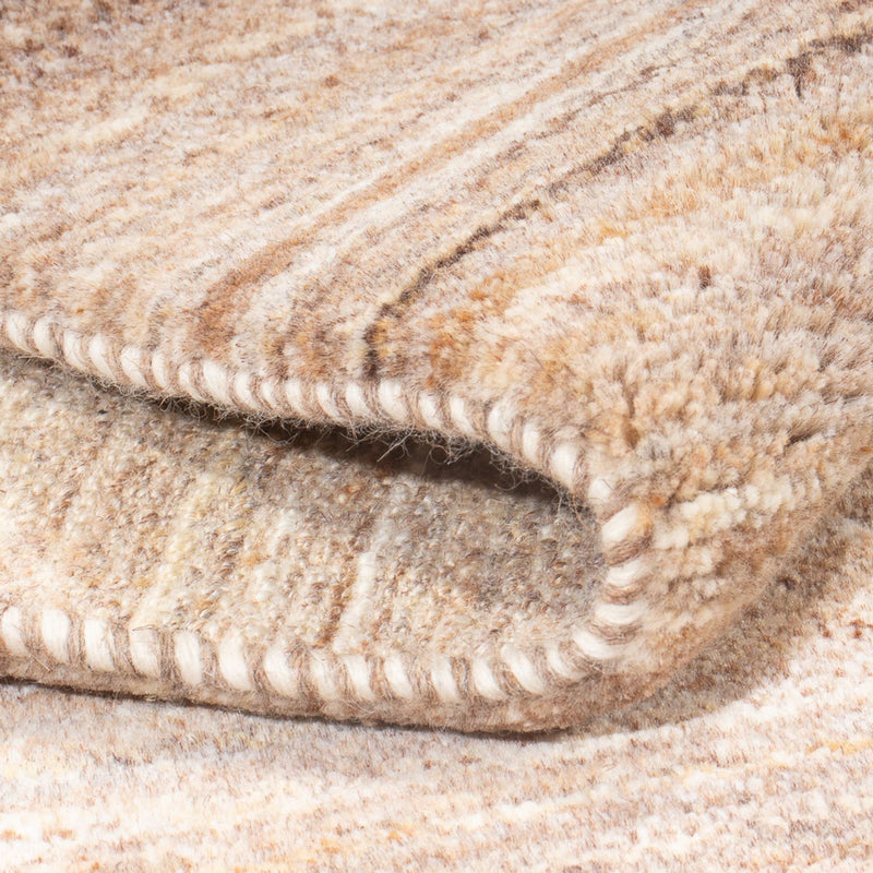 Dywan Gabbeh - perski - 184 x 148 cm - ciemny beż