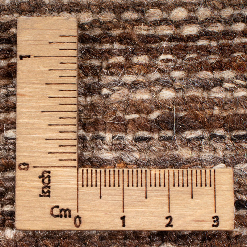 Dywan Gabbeh - perski - 192 x 158 cm - ciemnobrązowy