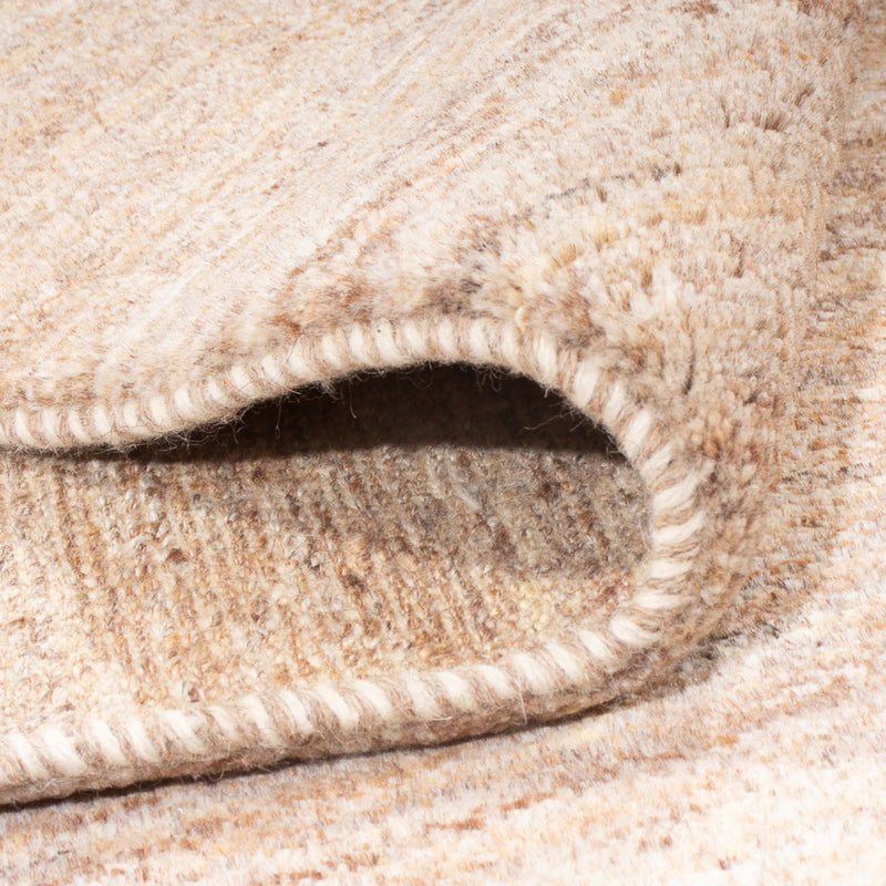 Dywan Gabbeh - perski - 204 x 148 cm - ciemny beż