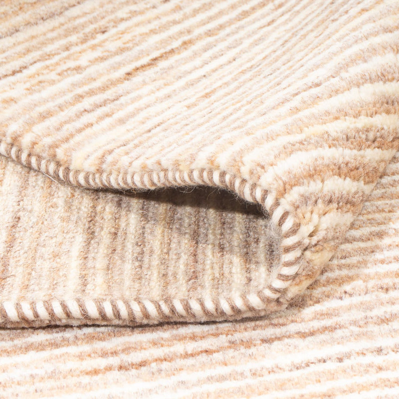 Dywan Gabbeh - perski - 204 x 152 cm - ciemny beż