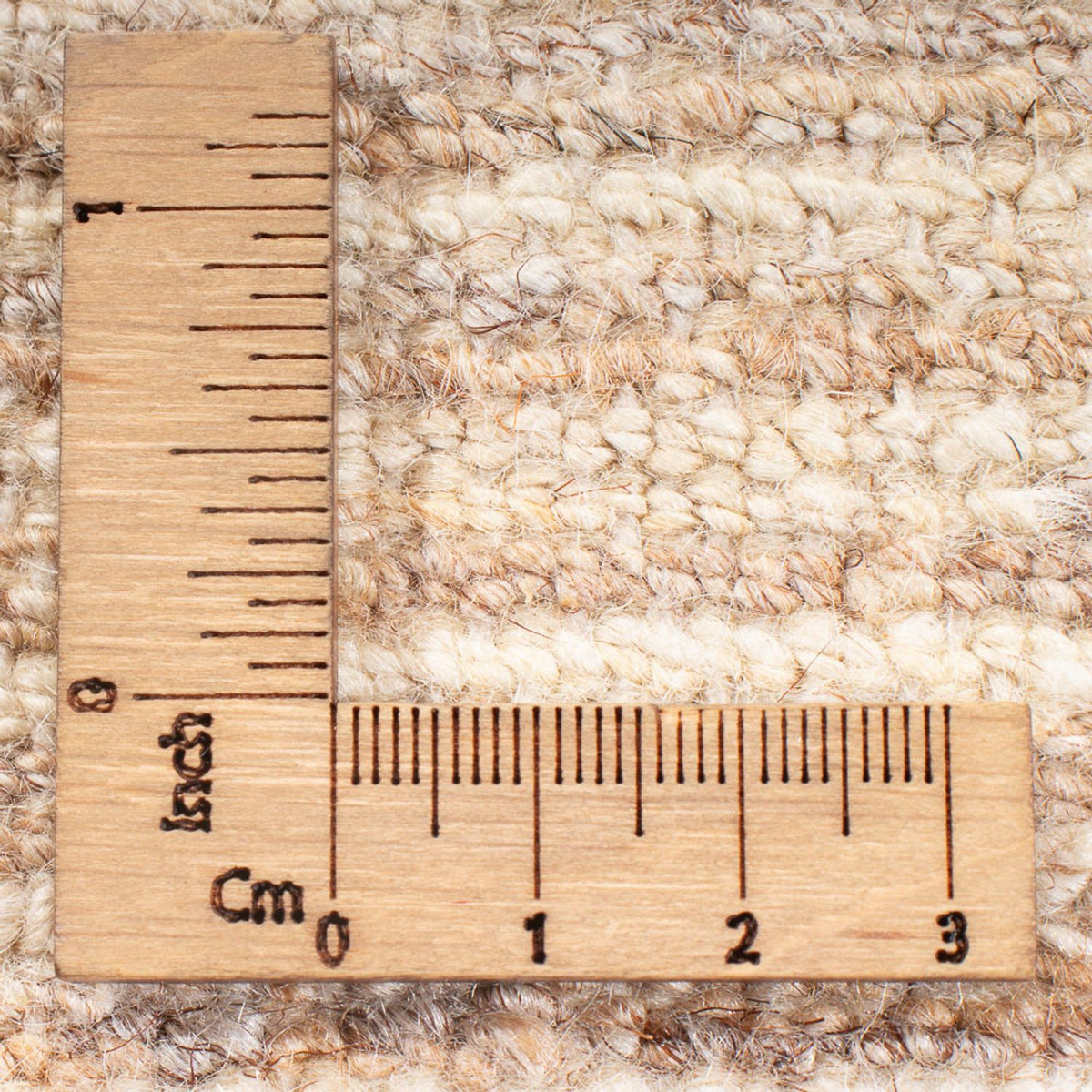 Dywan Gabbeh - perski - 204 x 152 cm - ciemny beż