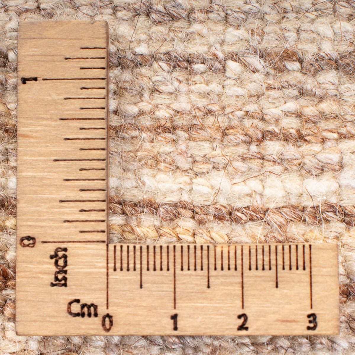 Dywan Gabbeh - perski - 198 x 146 cm - ciemny beż