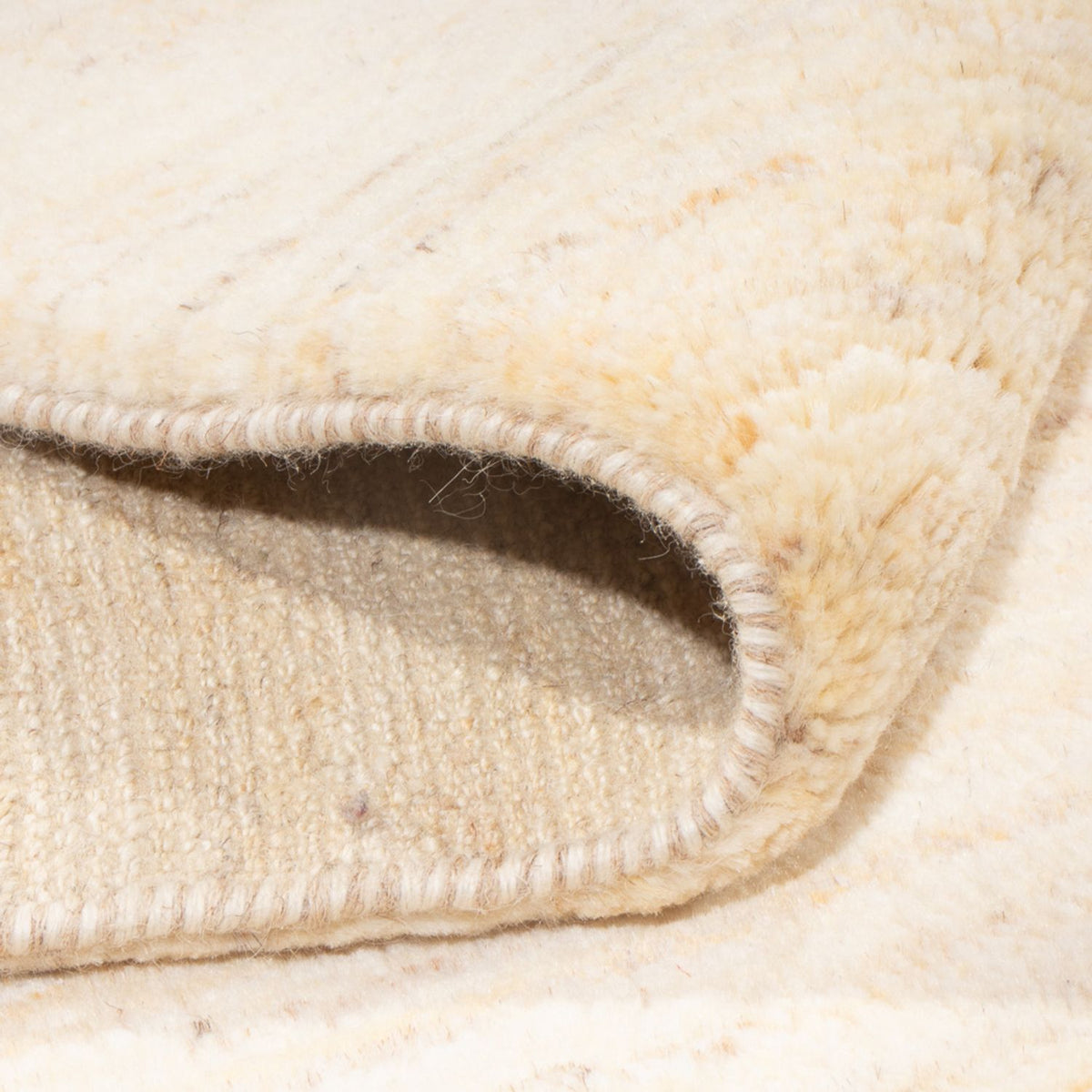 Dywan Gabbeh - perski - 288 x 197 cm - biały