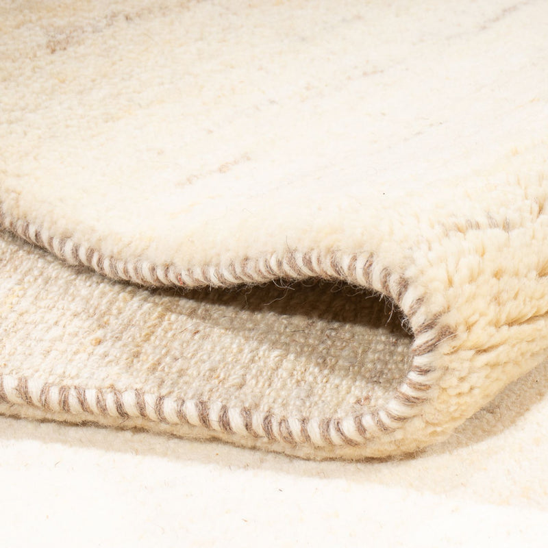 Dywan Gabbeh - perski - 232 x 174 cm - naturalna biel