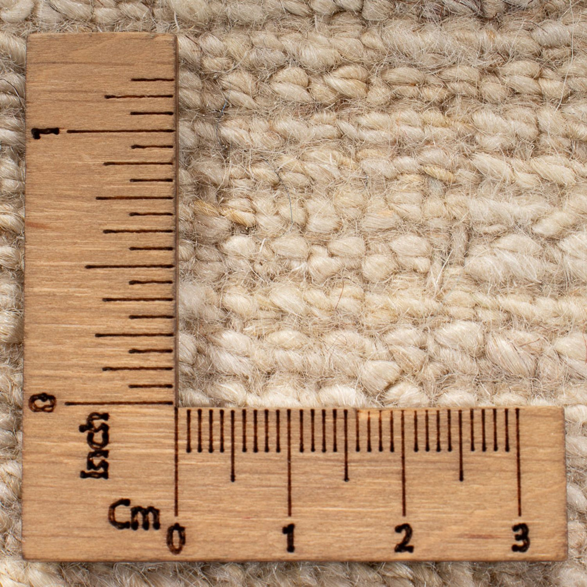 Dywan Gabbeh - perski - 232 x 174 cm - naturalna biel