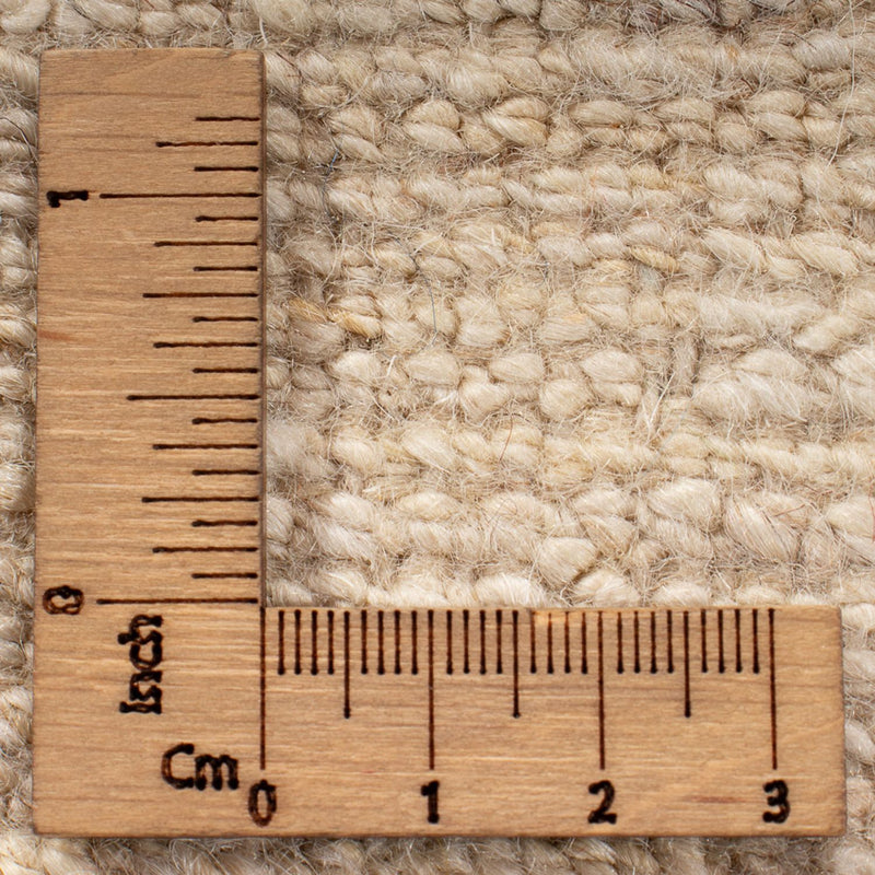 Dywan Gabbeh - perski - 232 x 174 cm - naturalna biel