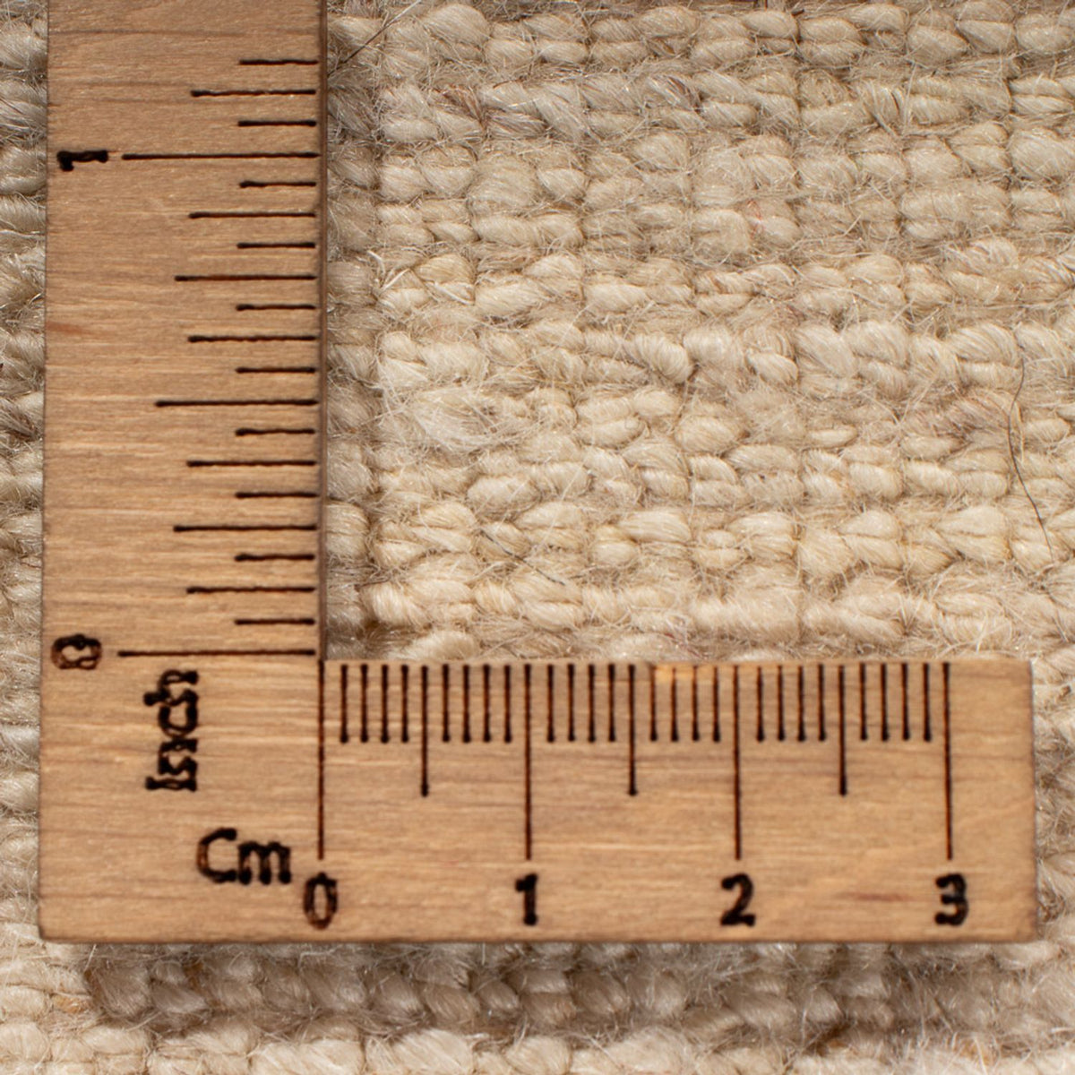 Dywan Gabbeh - perski - 240 x 175 cm - naturalna biel