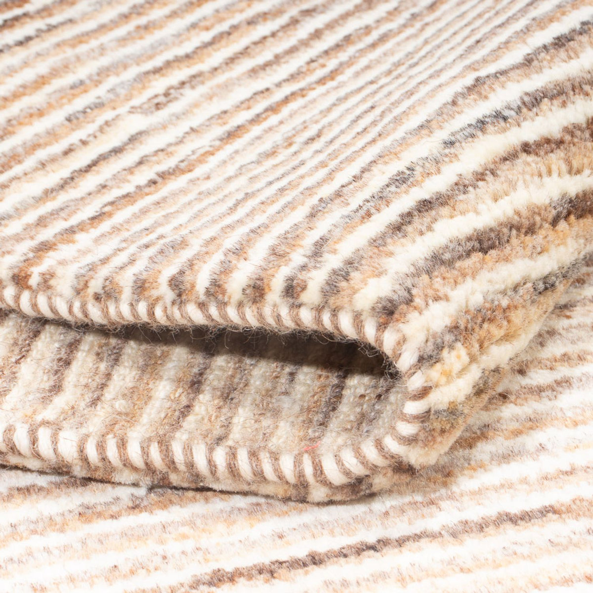 Dywan Gabbeh - perski - 194 x 152 cm - beżowy