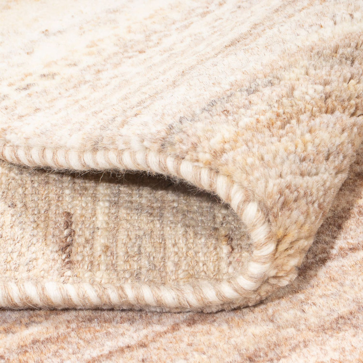 Biegacz Dywan Gabbeh - perski - 242 x 85 cm - natura