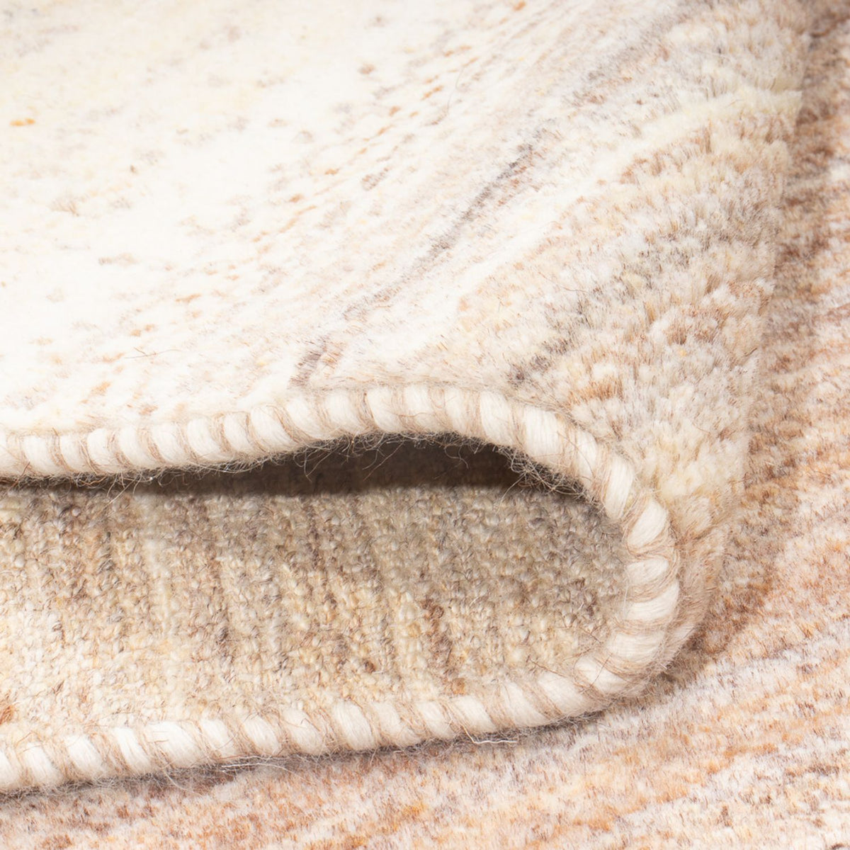 Biegacz Dywan Gabbeh - perski - 246 x 82 cm - natura