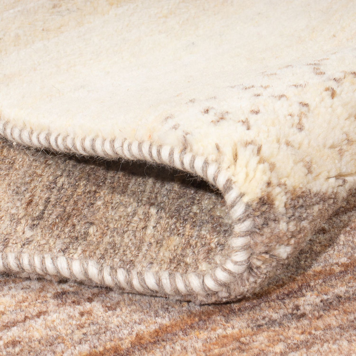 Biegacz Dywan Gabbeh - perski - 339 x 80 cm - natura