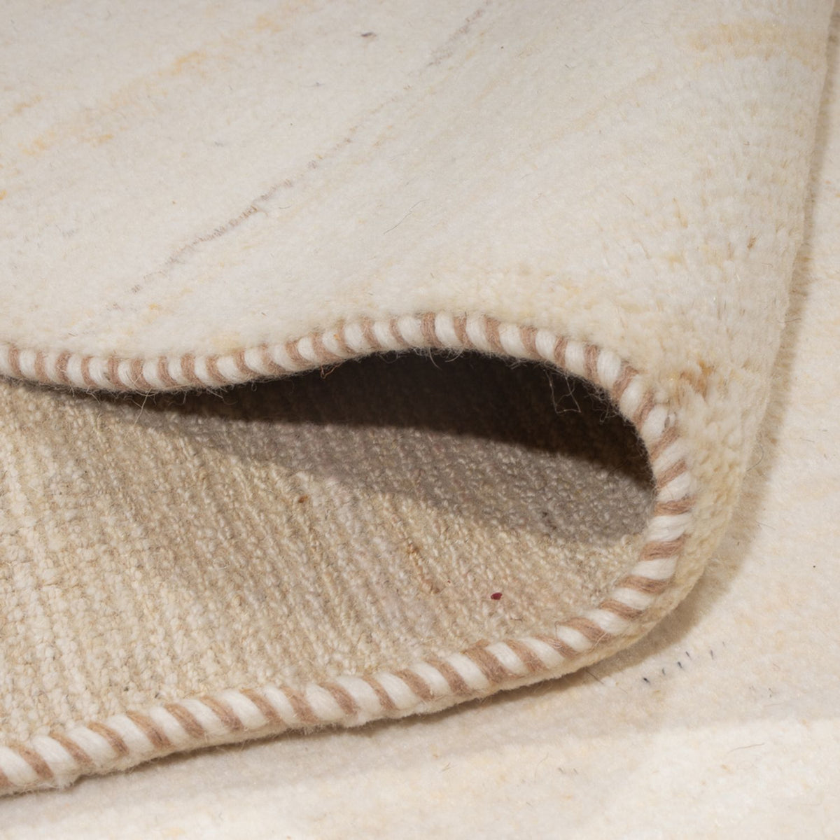 Dywan Gabbeh - perski - 303 x 204 cm - kremowy