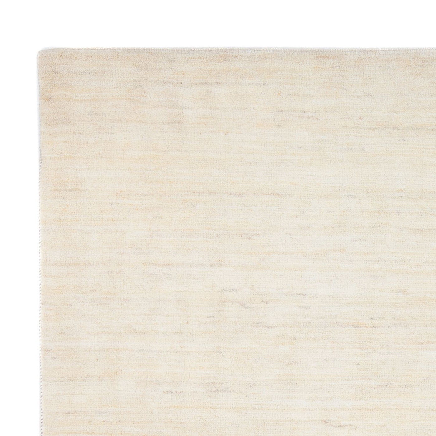 Dywan Gabbeh - perski - 248 x 187 cm - naturalna biel