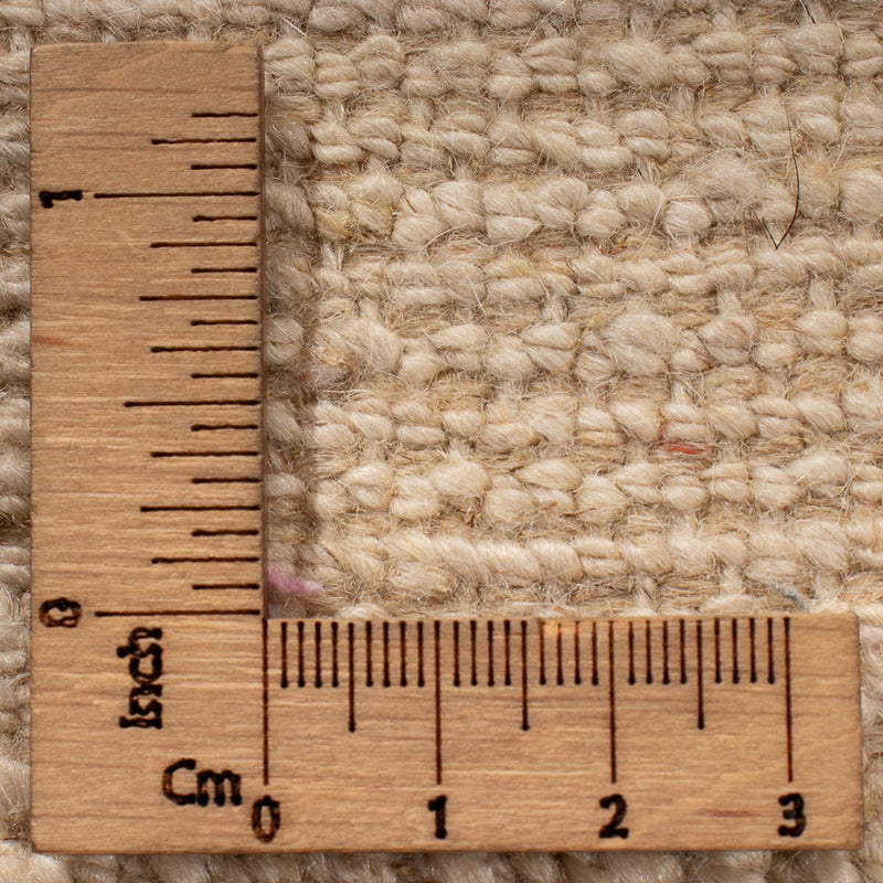 Dywan Gabbeh - perski - 248 x 187 cm - naturalna biel