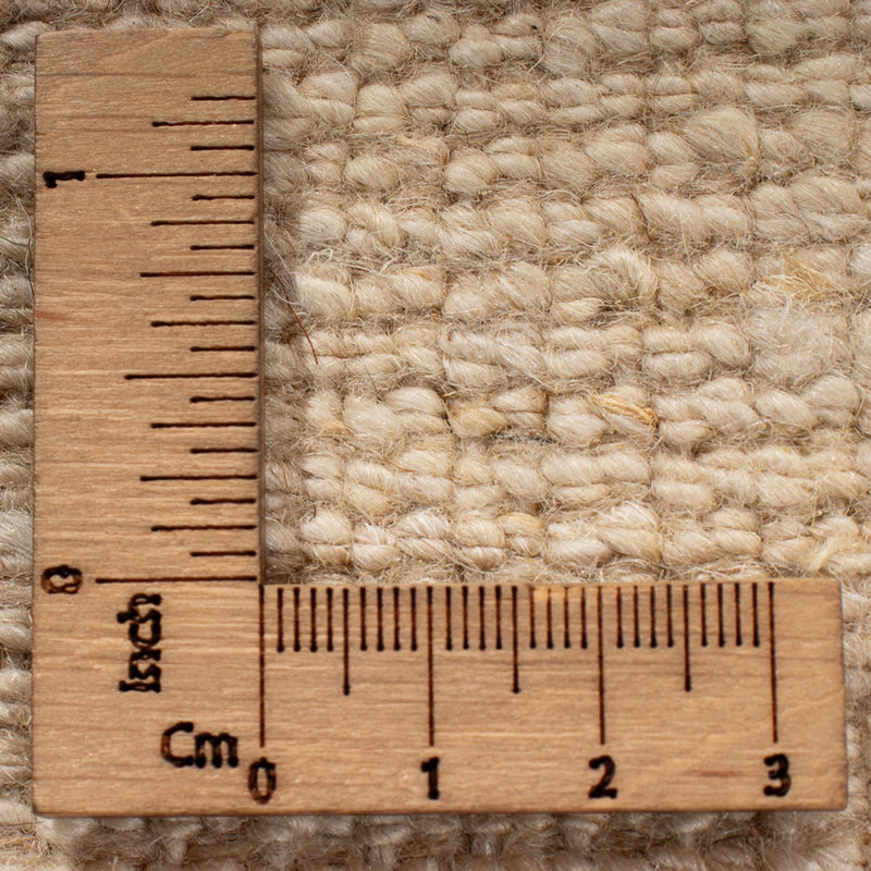 Dywan Gabbeh - perski - 247 x 178 cm - naturalna biel