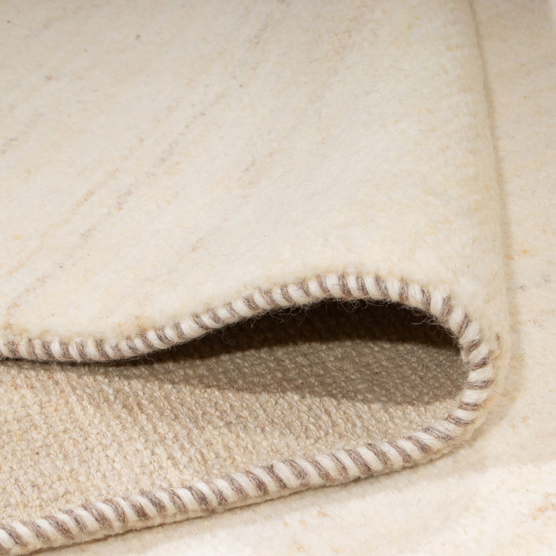 Dywan Gabbeh - perski - 260 x 167 cm - naturalna biel