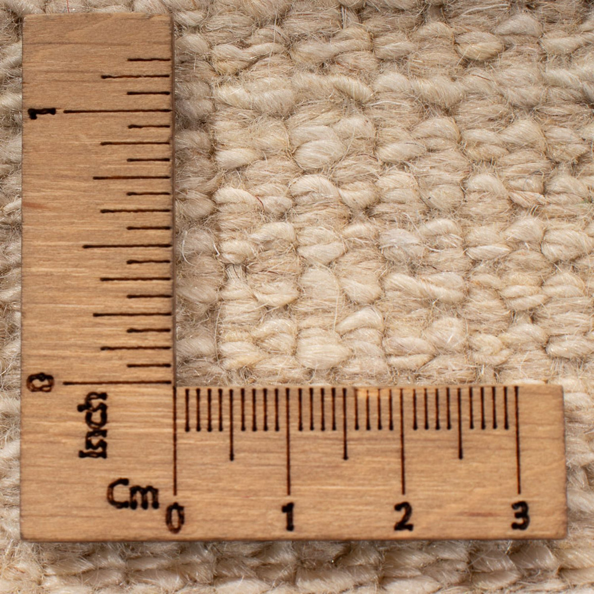 Dywan Gabbeh - perski - 260 x 167 cm - naturalna biel