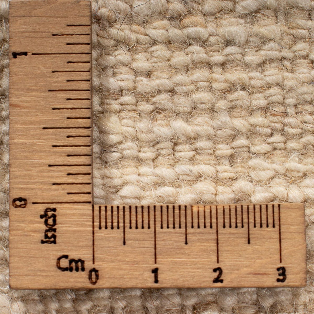 Dywan Gabbeh - perski - 221 x 166 cm - naturalna biel