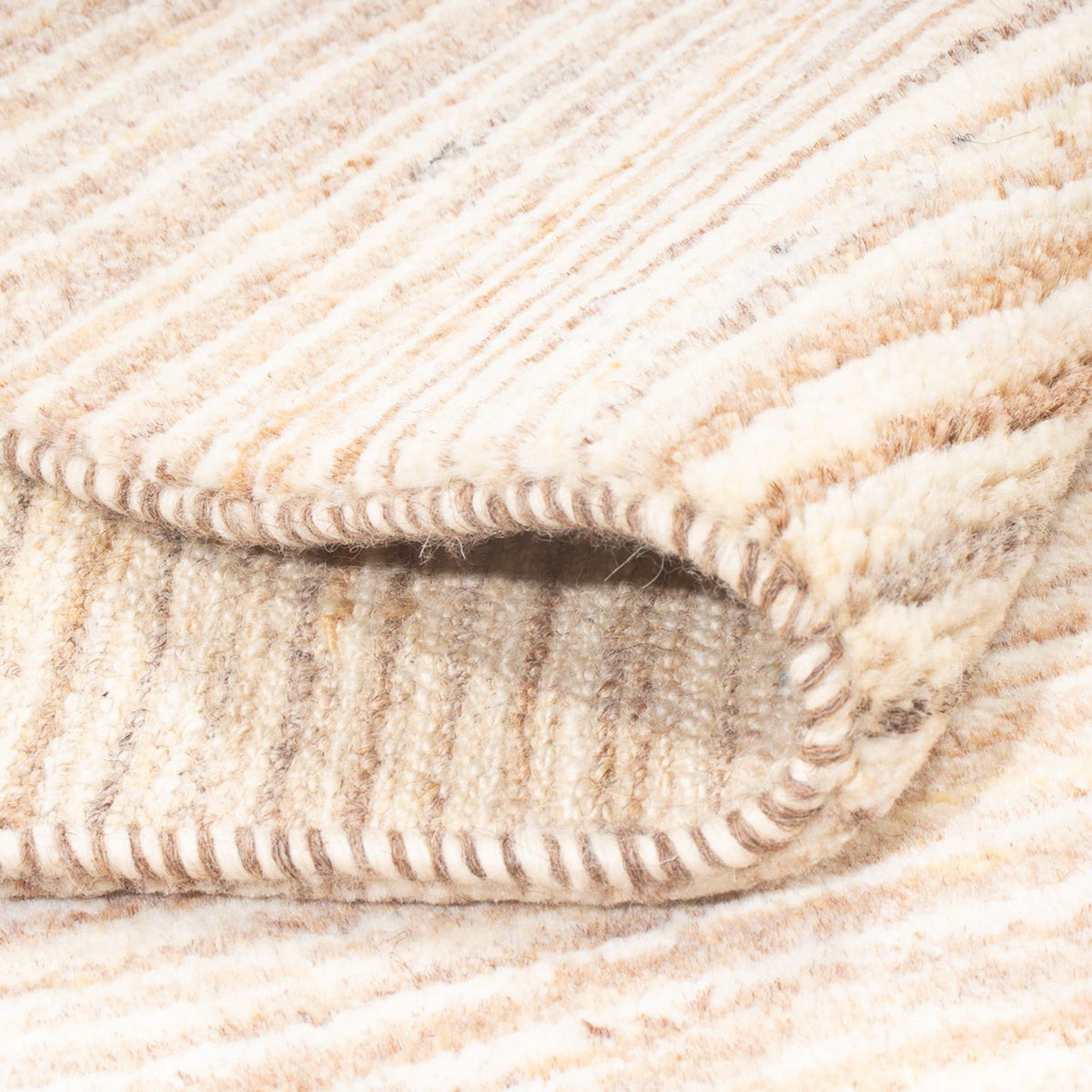 Dywan Gabbeh - perski - 205 x 146 cm - beżowy