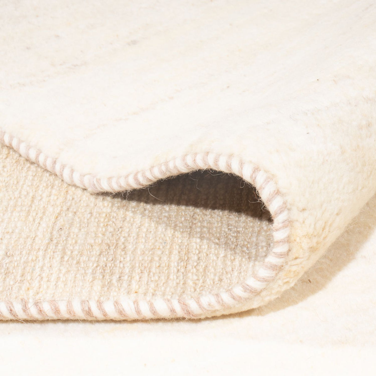 Dywan Gabbeh - perski - 252 x 190 cm - jasny beż