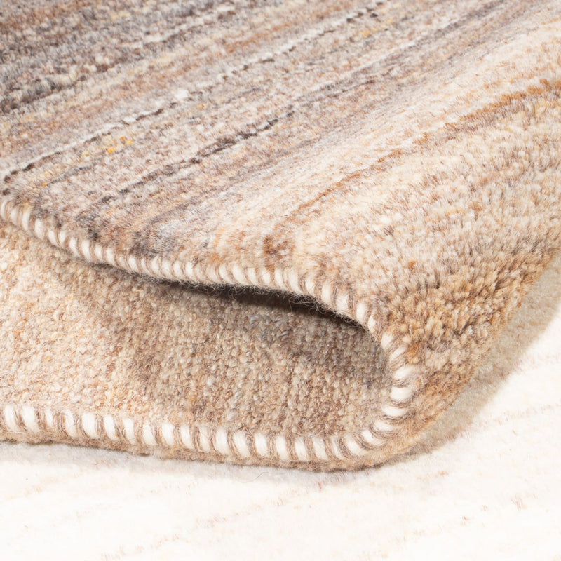 Biegacz Dywan Gabbeh - perski - 296 x 78 cm - natura