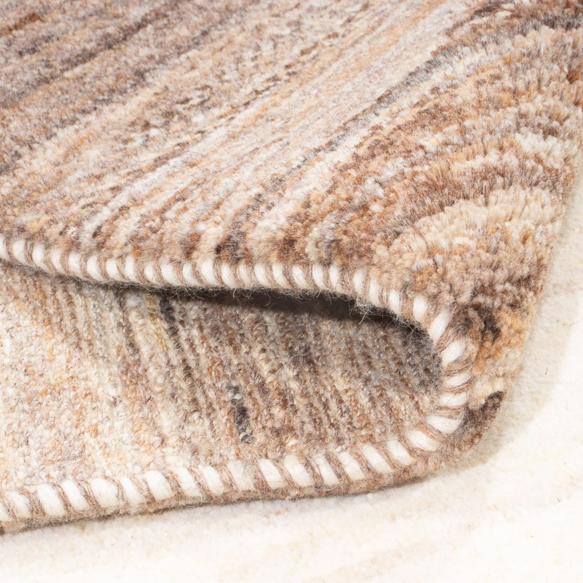 Biegacz Dywan Gabbeh - perski - 247 x 87 cm - natura