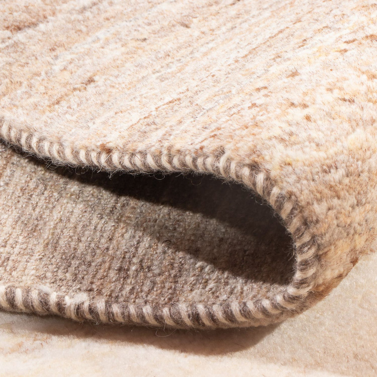 Dywan Gabbeh - perski - 97 x 59 cm - jasny beż