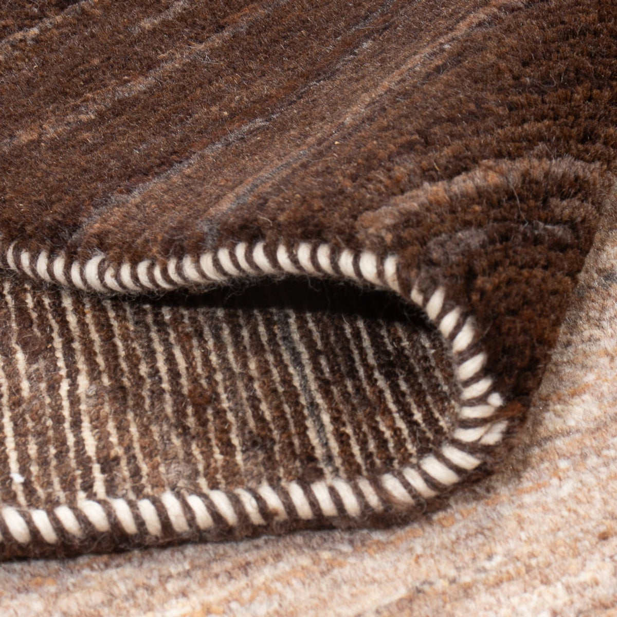 Biegacz Dywan Gabbeh - perski - 500 x 103 cm - natura