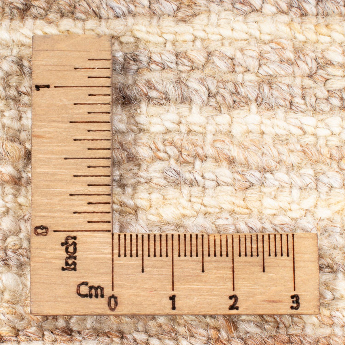 Dywan Gabbeh - perski - 147 x 103 cm - ciemny beż