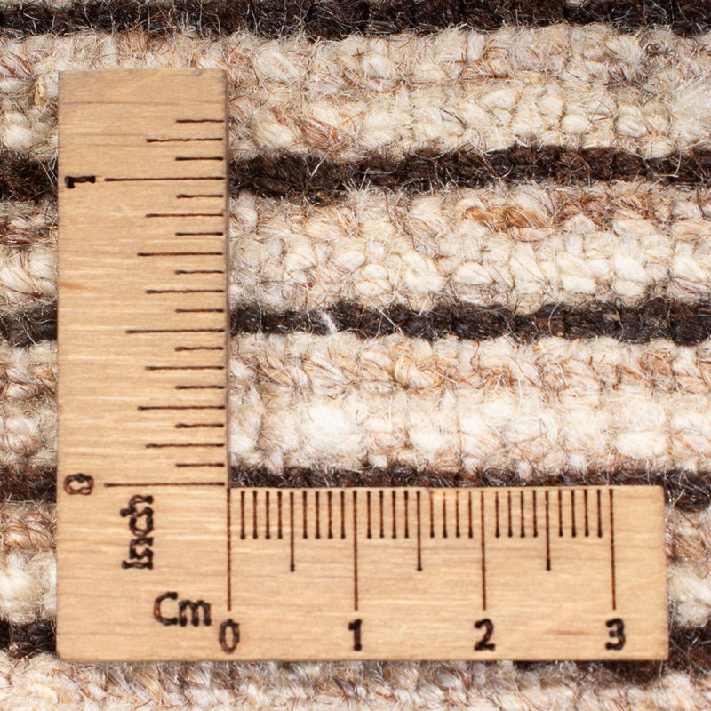 Dywan Gabbeh - perski - 190 x 152 cm - ciemny beż