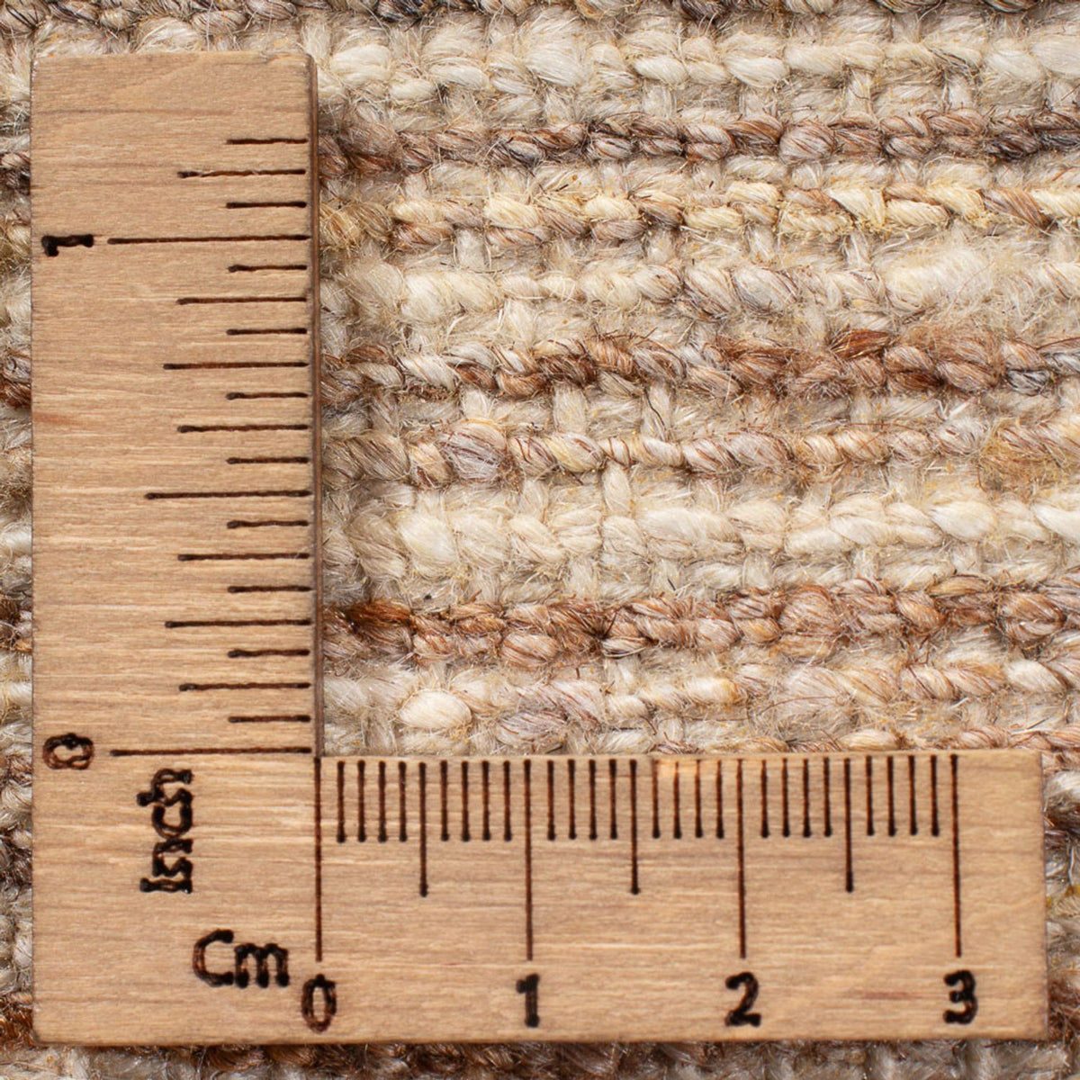 Dywan Gabbeh - perski - 96 x 56 cm - ciemny beż