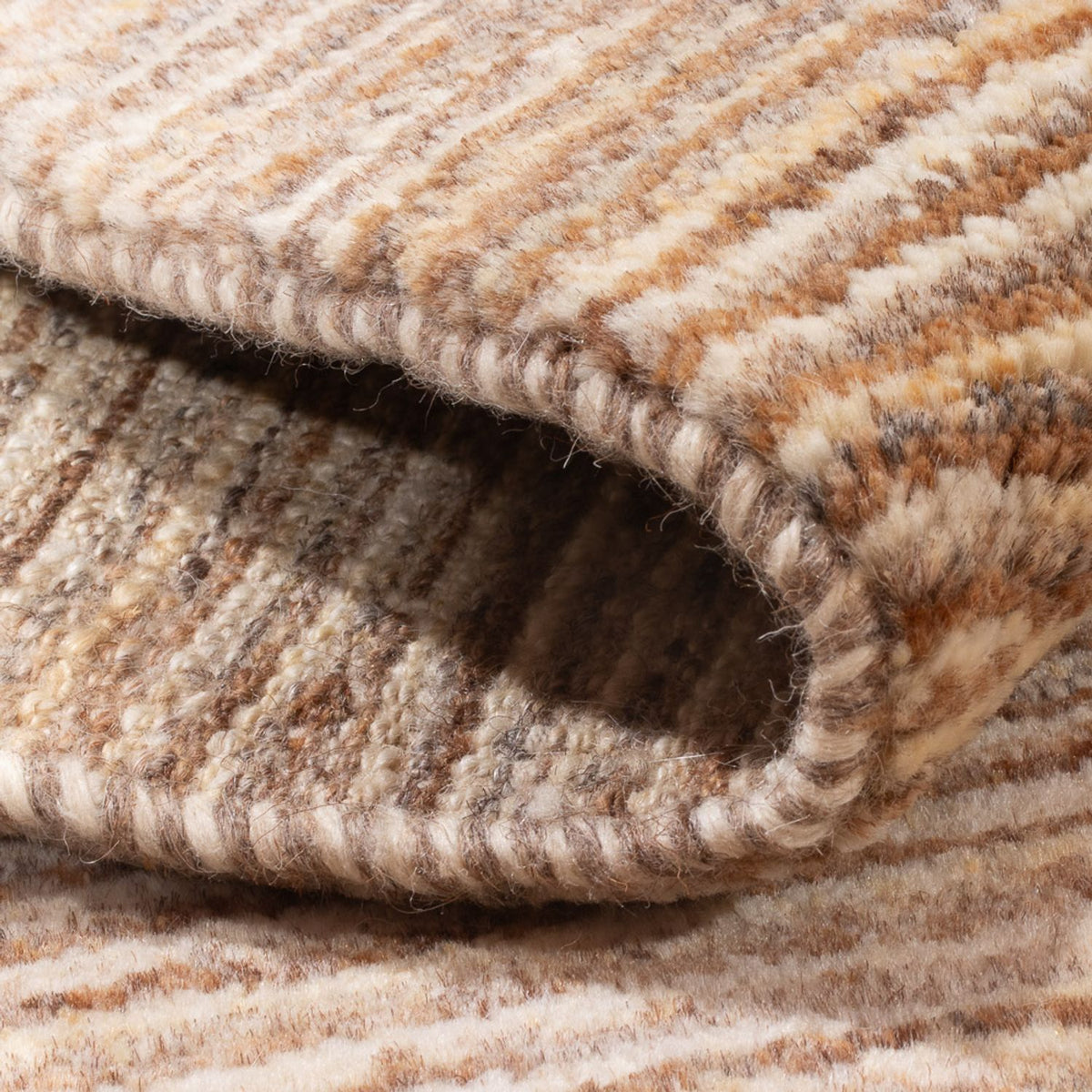 Dywan Gabbeh - perski - 90 x 60 cm - ciemny beż