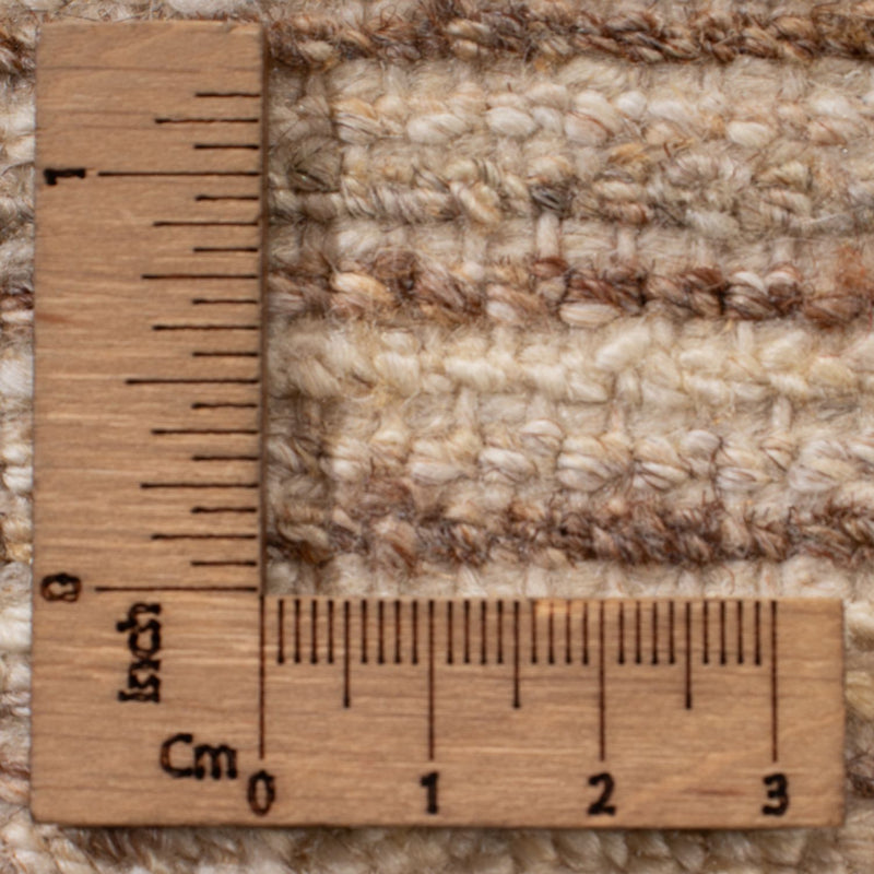 Dywan Gabbeh - perski - 95 x 63 cm - ciemny beż