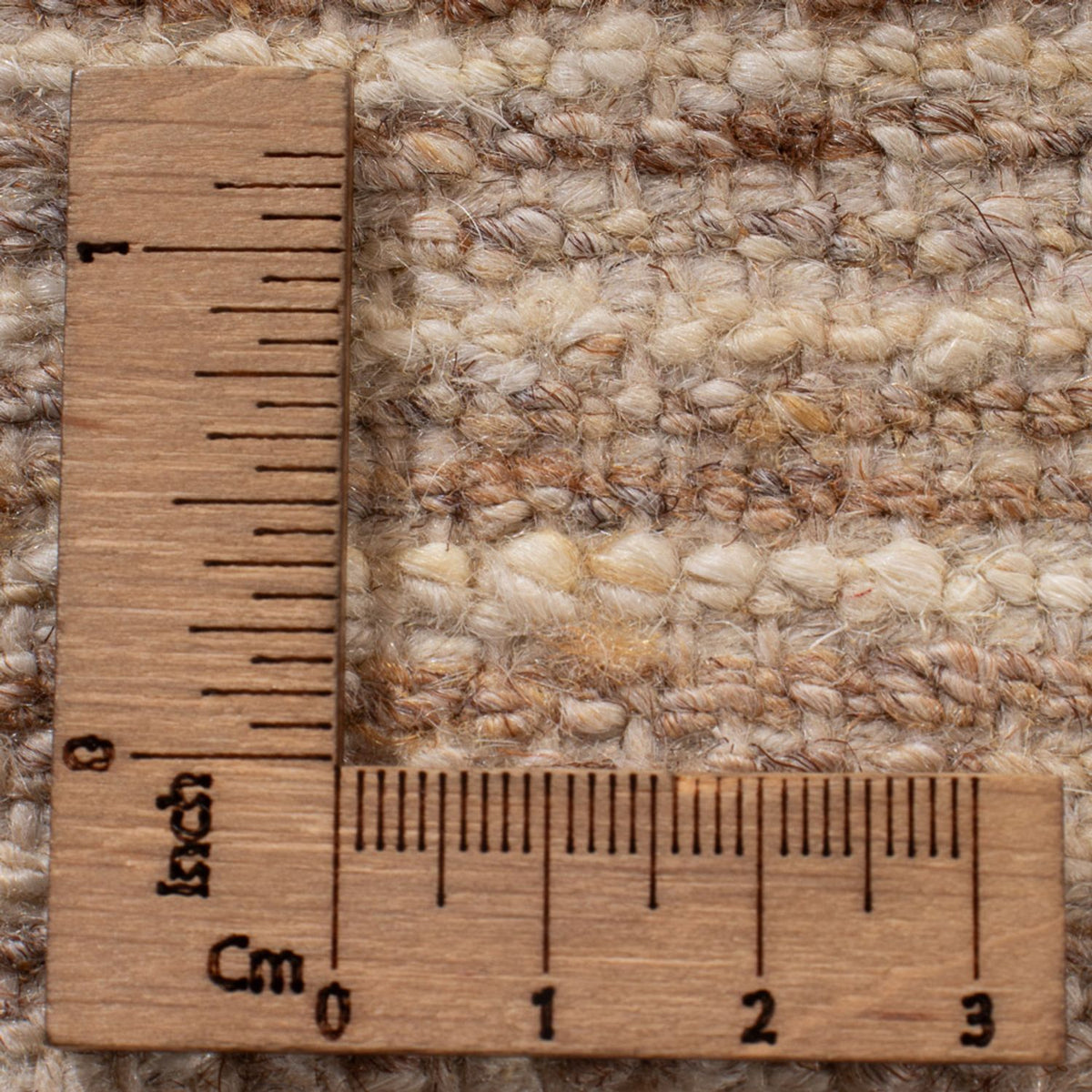 Dywan Gabbeh - perski - 93 x 61 cm - ciemny beż