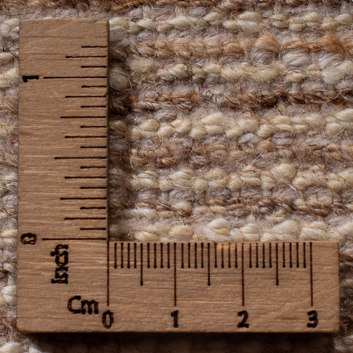 Dywan Gabbeh - perski - 92 x 61 cm - ciemny beż