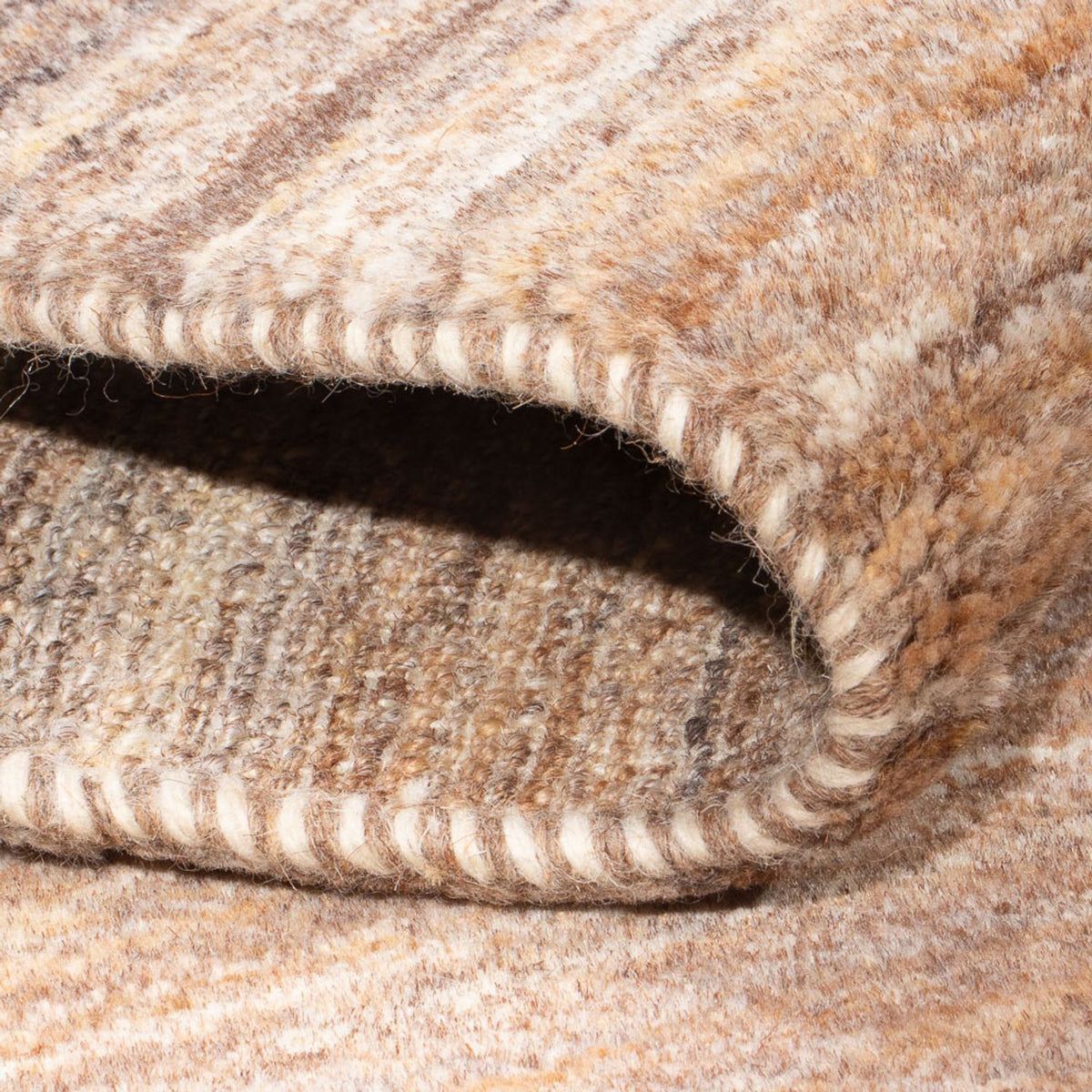 Dywan Gabbeh - perski - 95 x 53 cm - brązowy