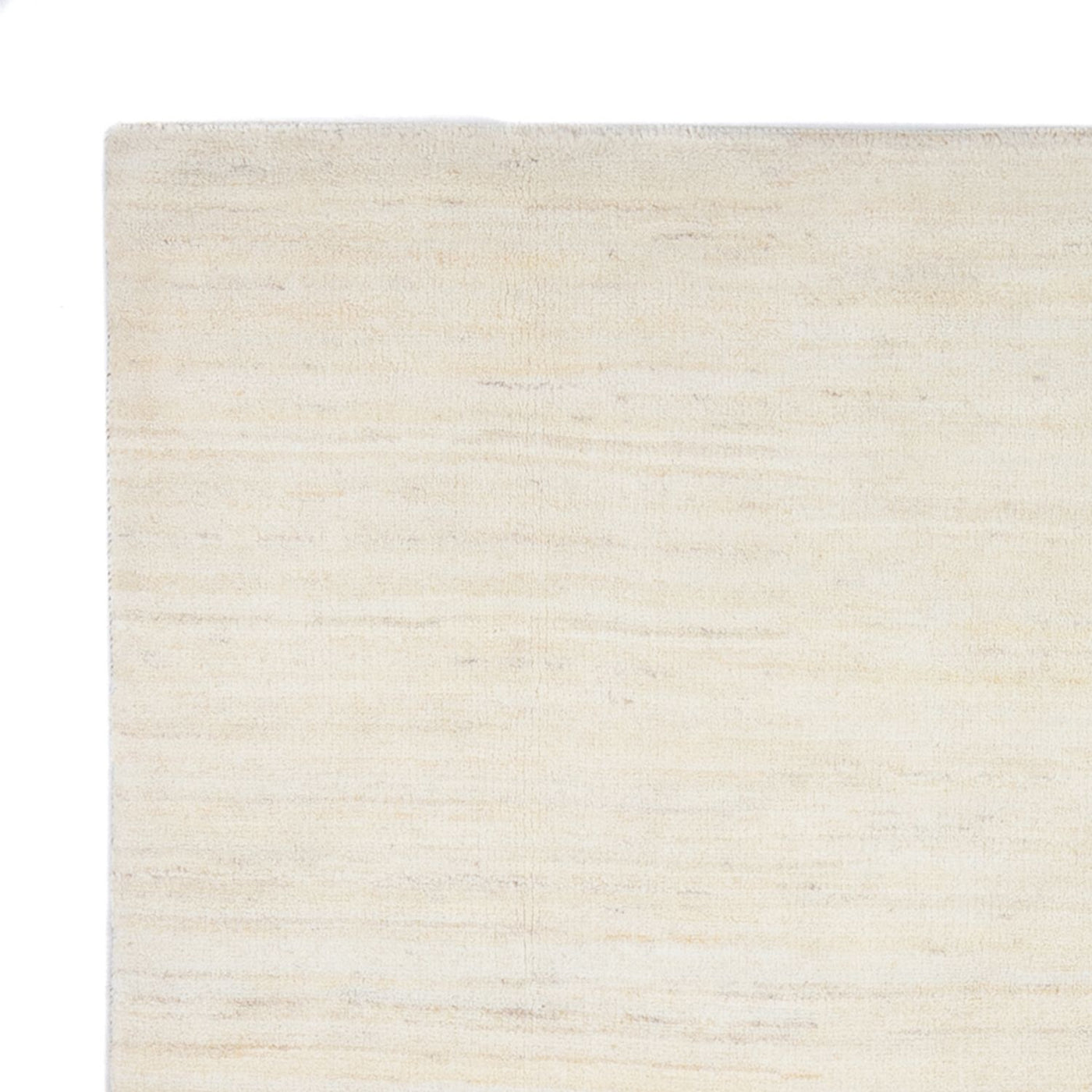 Dywan Gabbeh - perski - 247 x 168 cm - naturalna biel