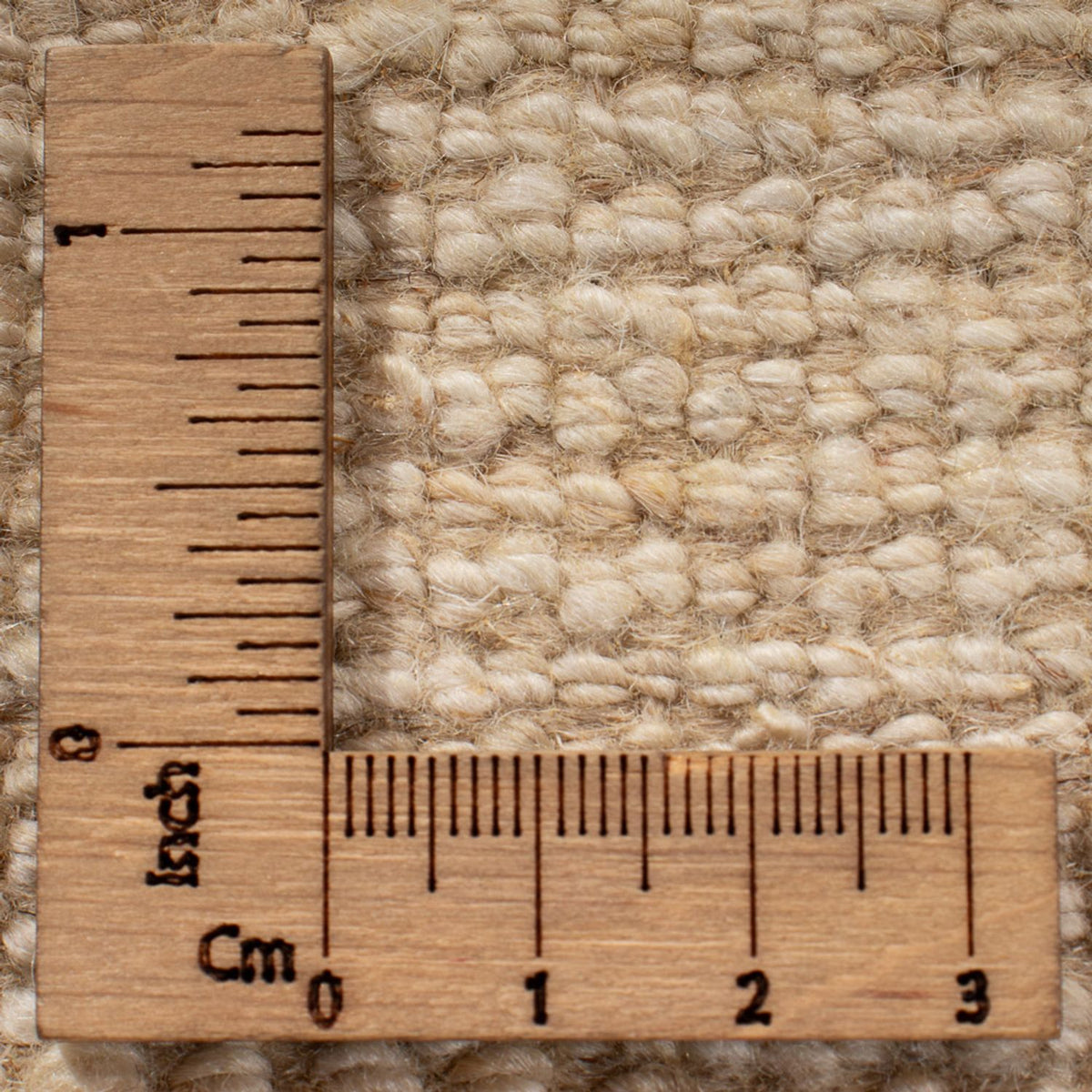 Dywan Gabbeh - perski - 247 x 168 cm - naturalna biel