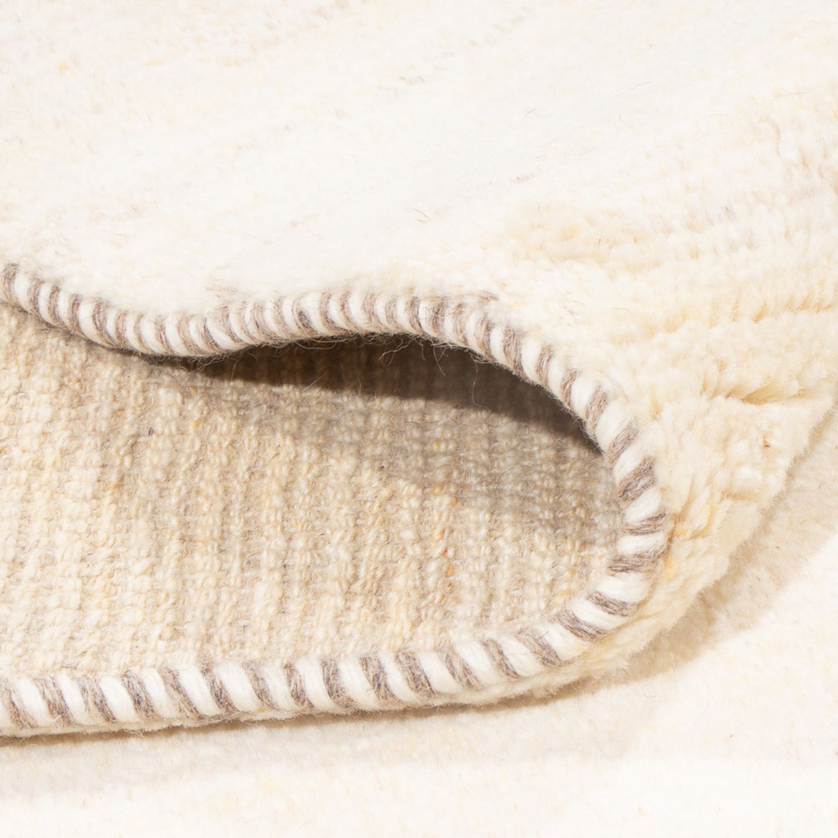 Dywan Gabbeh - perski - 204 x 142 cm - jasny beż