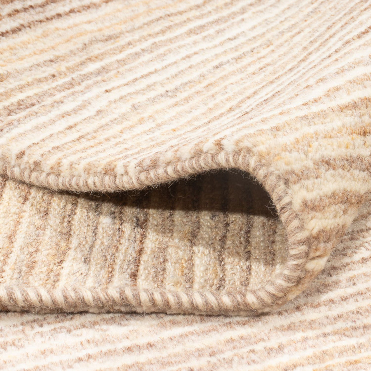 Dywan Gabbeh - perski - 238 x 166 cm - jasnobrązowy