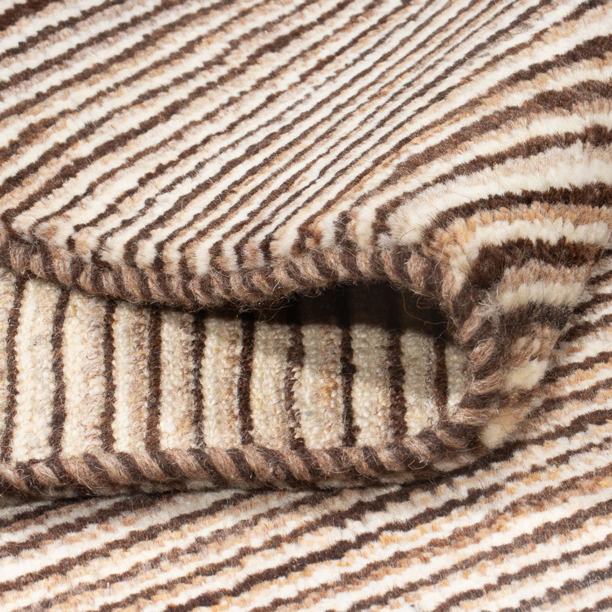 Dywan Gabbeh - perski - 241 x 167 cm - brązowy