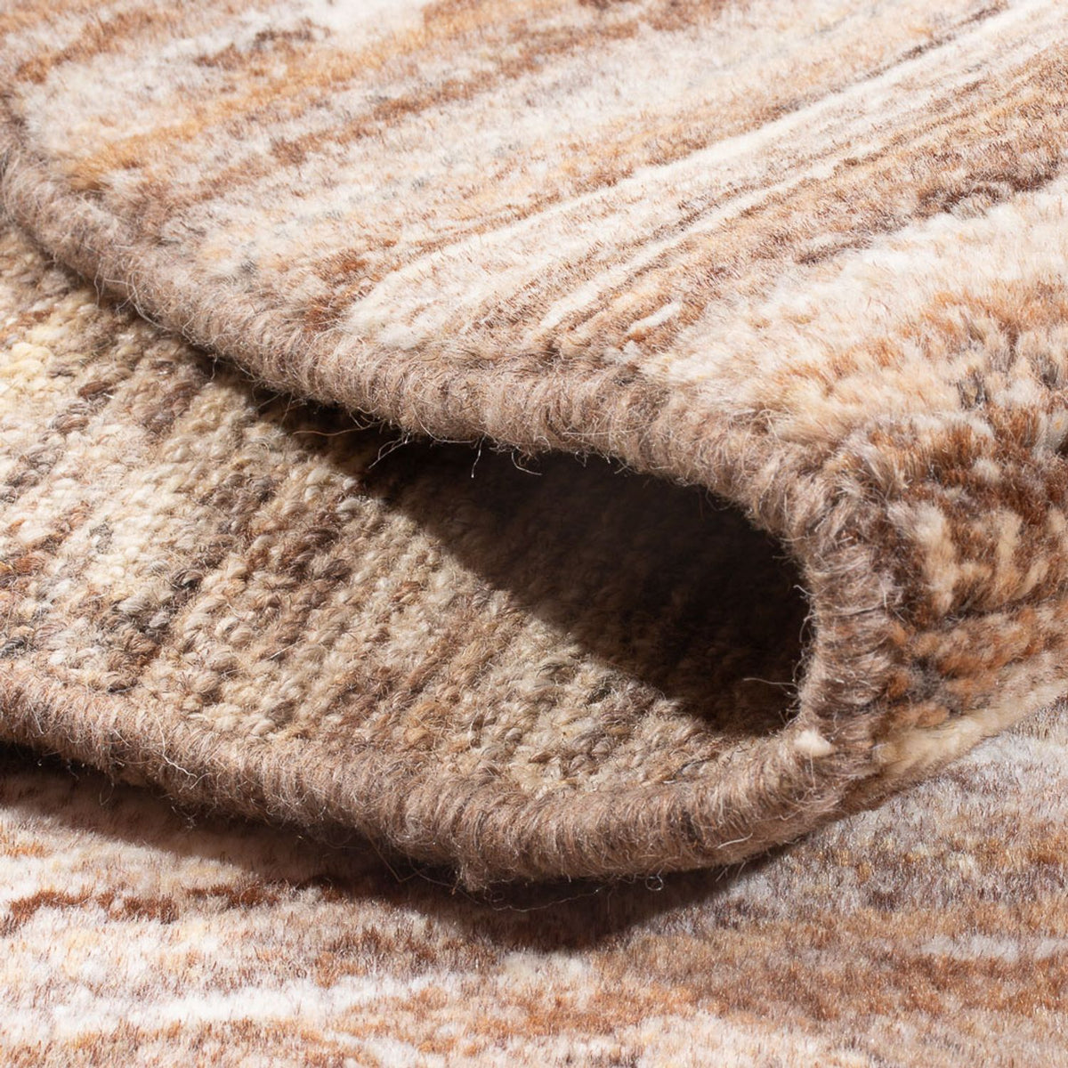 Dywan Gabbeh - perski - 138 x 93 cm - jasny beż