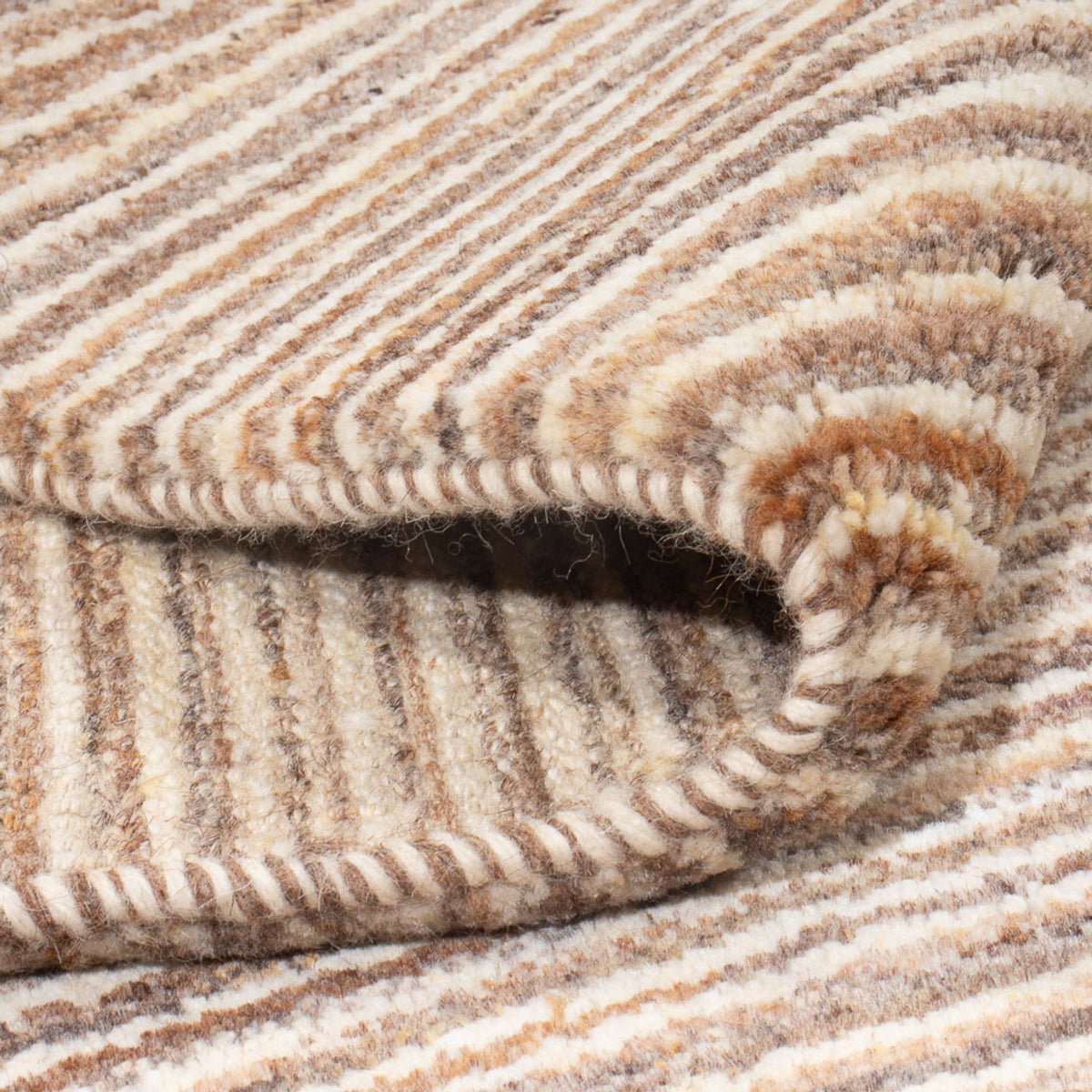 Dywan Gabbeh - perski - 244 x 214 cm - jasnobrązowy