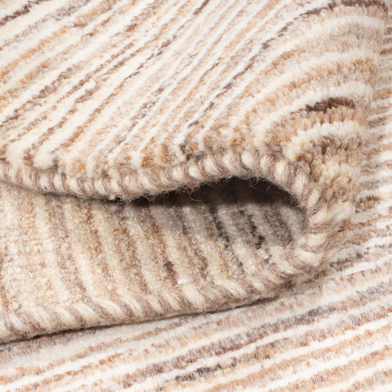 Dywan Gabbeh - perski - 201 x 150 cm - ciemny beż