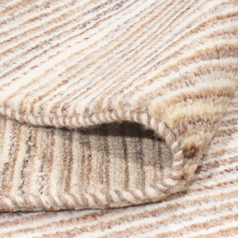 Dywan Gabbeh - perski - 197 x 148 cm - ciemny beż