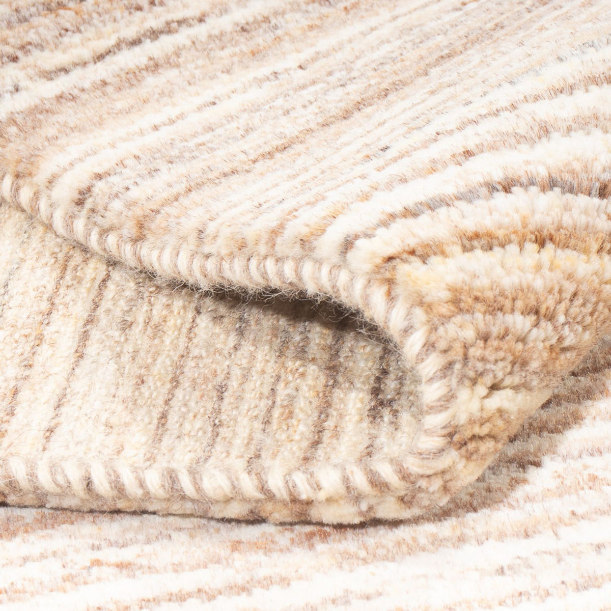 Dywan Gabbeh - perski - 197 x 147 cm - ciemny beż