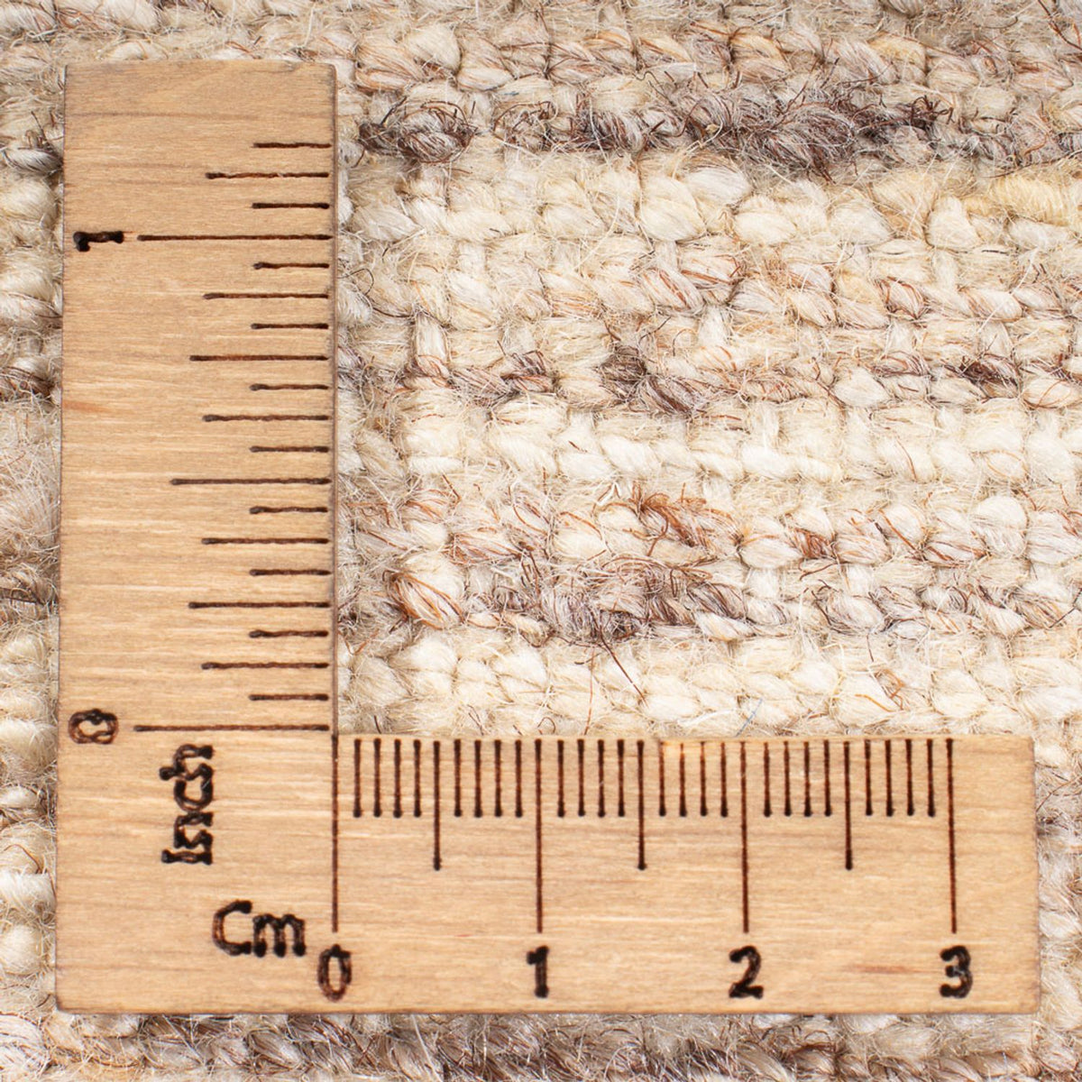 Dywan Gabbeh - perski - 197 x 147 cm - ciemny beż