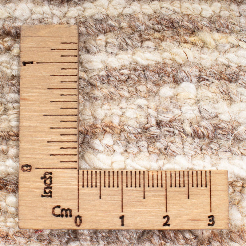 Dywan Gabbeh - perski - 194 x 151 cm - ciemny beż