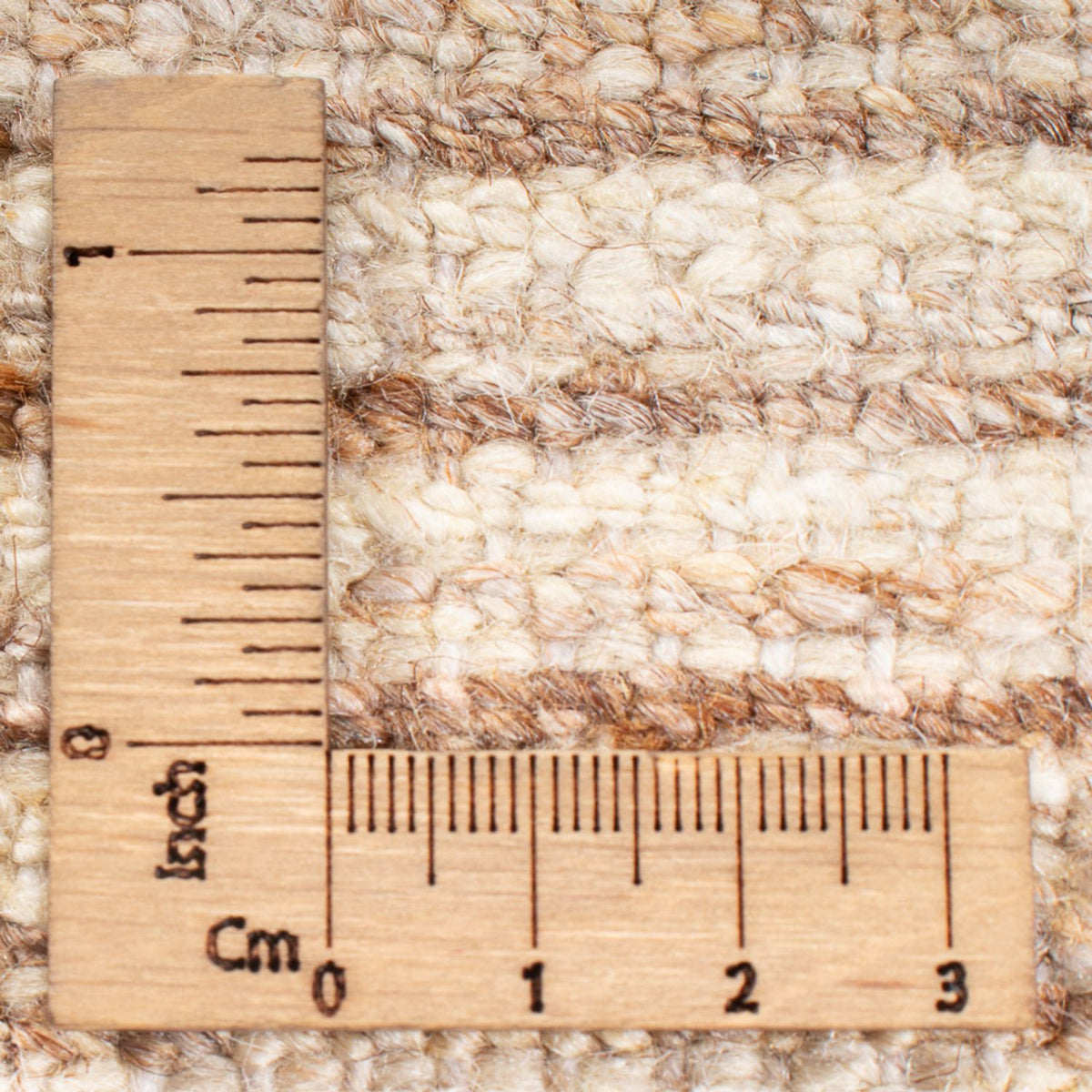 Dywan Gabbeh - perski - 186 x 148 cm - ciemny beż